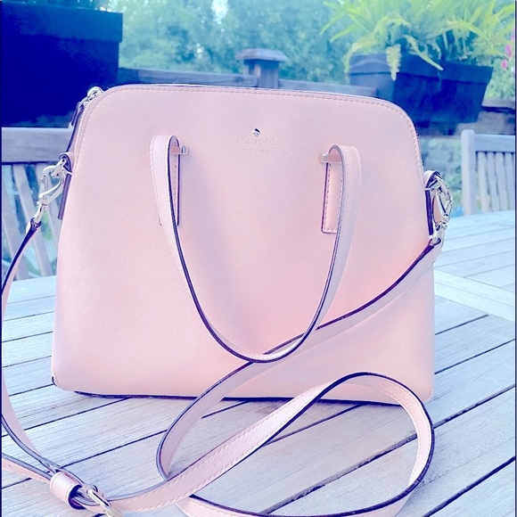 KATE SPADE PINK BLUSH CEDAR STREET MAISE CROSSBODY SATCHEL PURSE ๐ - Picture 6 of 10